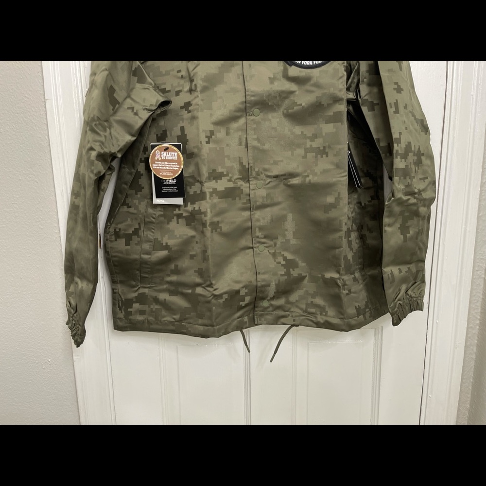Men’s New York Jets Nike Salute To Service Repel Snap Jacket NWT $110 - Picture 2 of 11